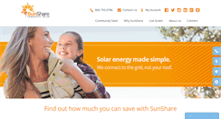 Desktop Screenshot of mysunshare.com